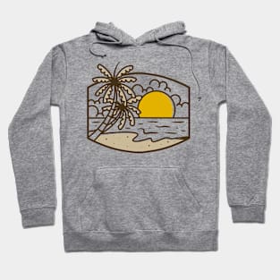 Beach landscape Hoodie